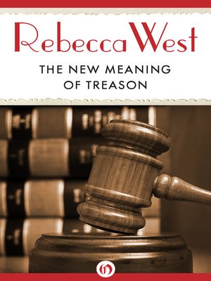 cover image of The New Meaning of Treason